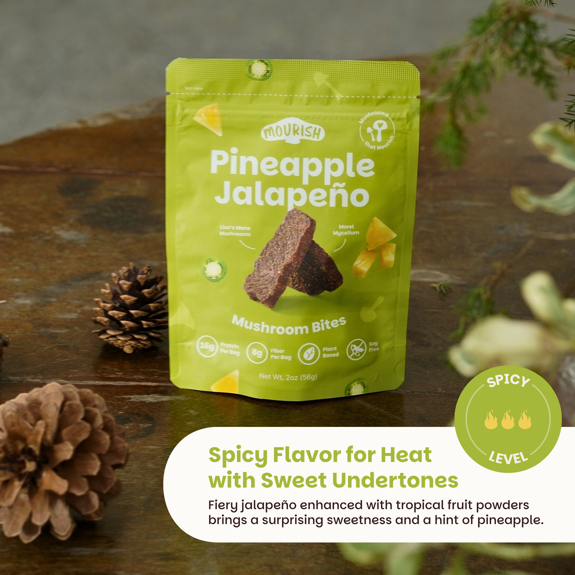 Pineapple Jalapeño Mushroom Bites - 3 Packs