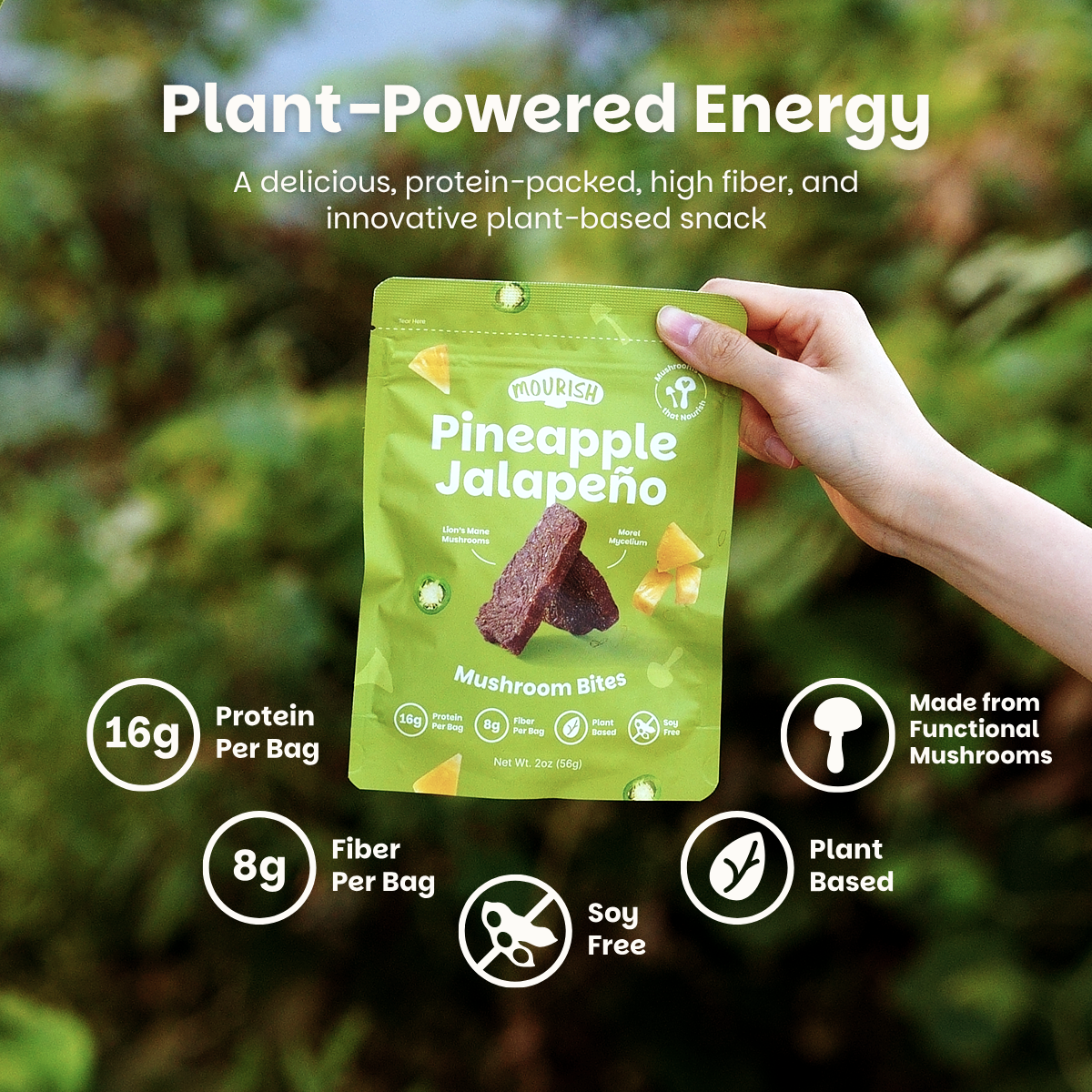 Pineapple Jalapeño Mushroom Bites - 3 Packs