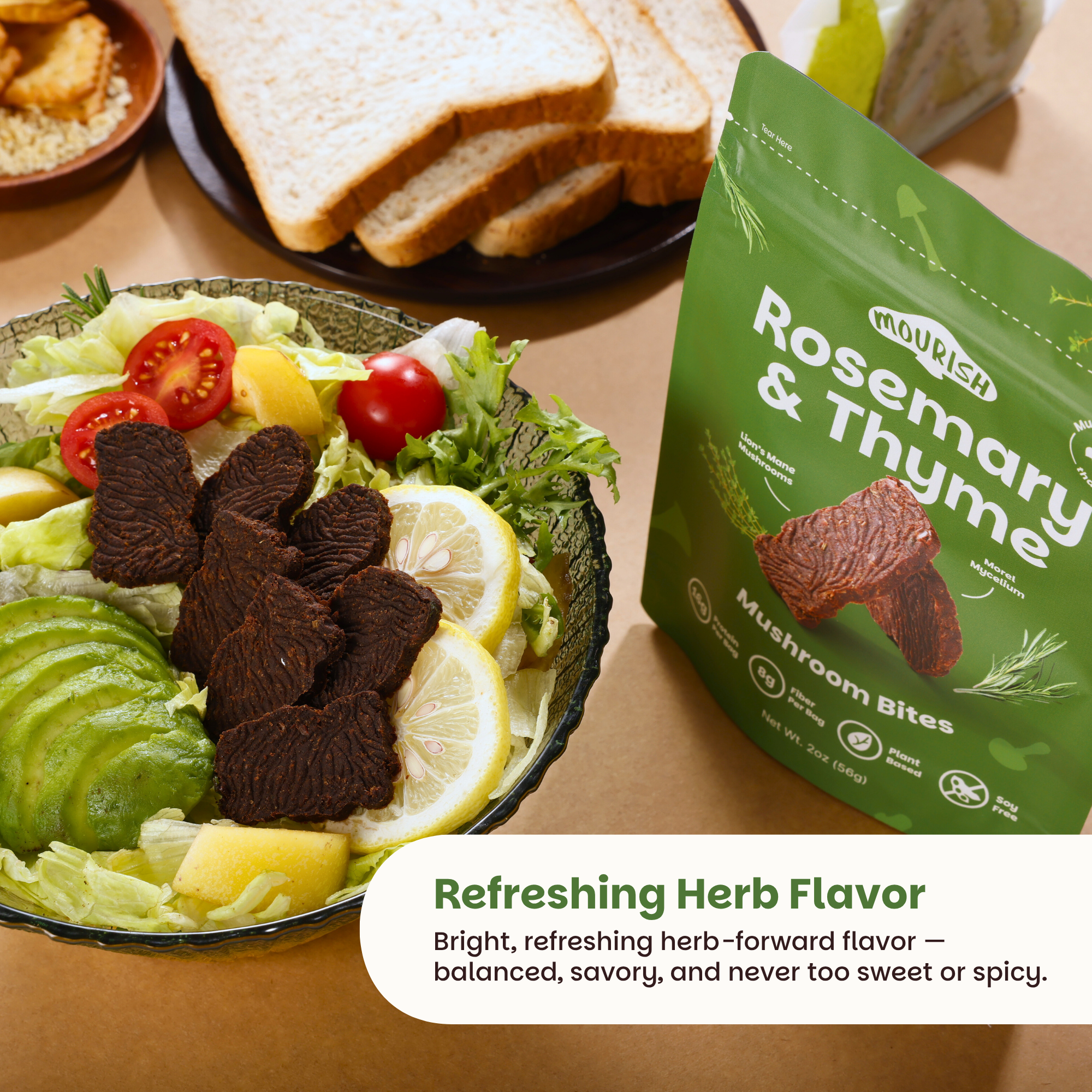 Rosemary & Thyme Mushroom Bites - 3 Packs (⚠️Back in Stock Feb 2026)