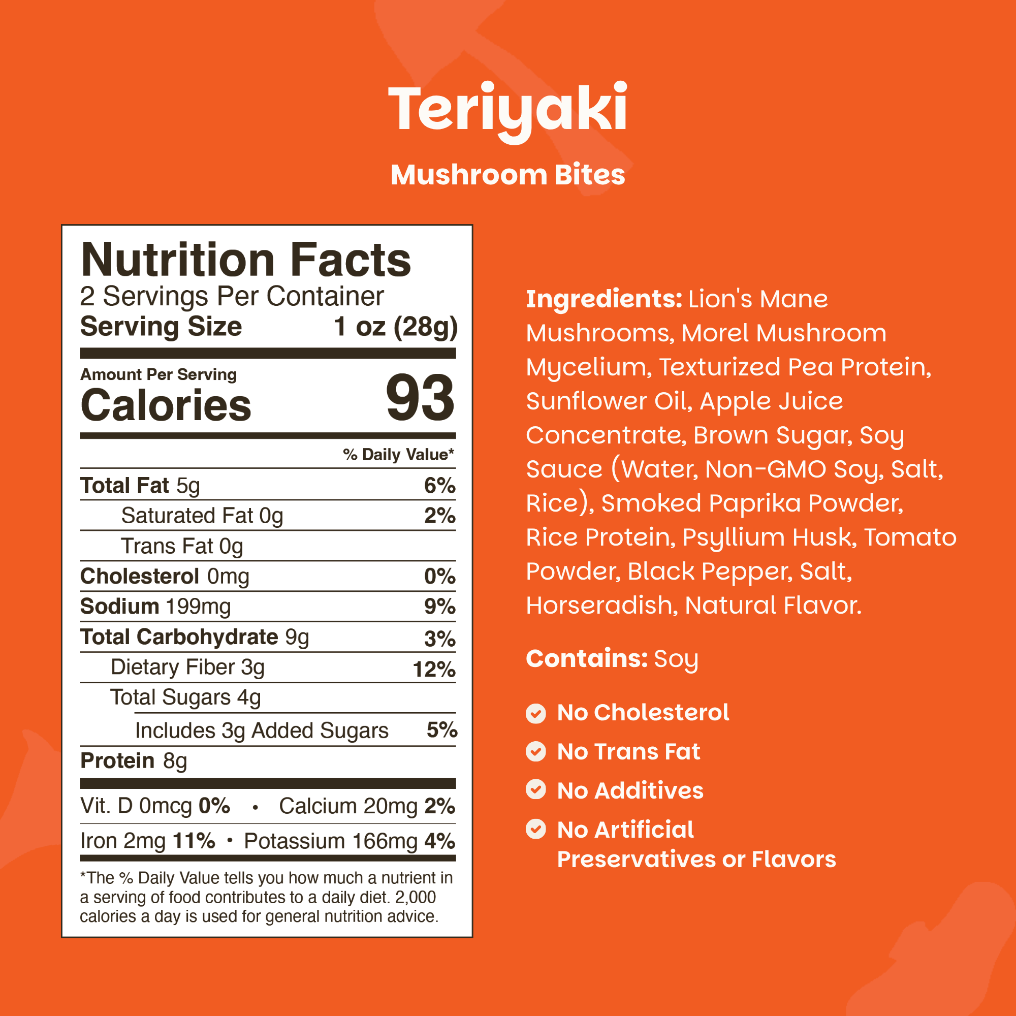Teriyaki Mushroom Bites - 3 Packs (⚠️Back in Stock Feb 2026)