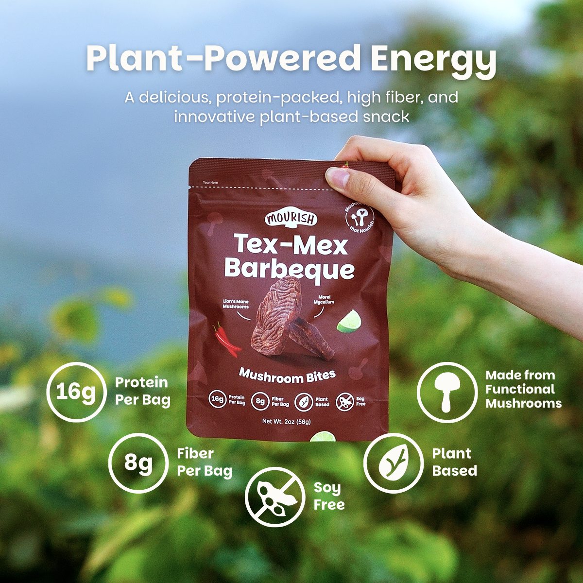 Tex-Mex Barbeque Mushroom Bites - 3 Packs (⚠️Back in Stock Feb 2026)